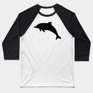 dolphin silhouette Baseball T-Shirt